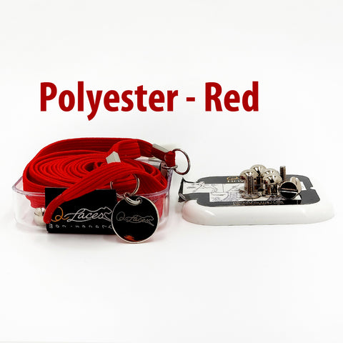 Image of Polyester Flat Red Elastic No Tie Shoe Laces by Qlaces