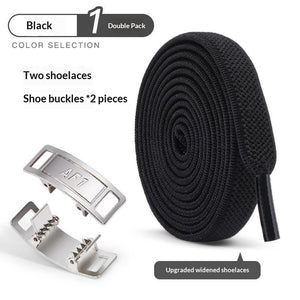 Quick Release No Tie Shoelace Fasteners