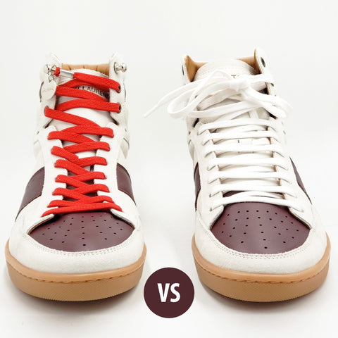 Image of Red No Tie Shoelaces for Kids and Adults